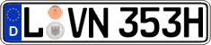 German license plate, Plates for oldtimers (type 