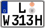 German license plate, Plates for oldtimers (type 