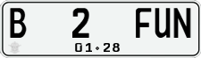 License plate of Indonesia, Regular plates