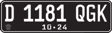 License plate of Indonesia, Regular plates