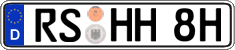 German license plate, Plates for oldtimers (type 