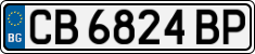 License plate of Bulgaria, Cars