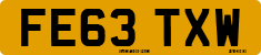 License plate of the United Kingdom, 2001 year system
