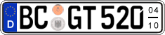 German license plate, Seasonal plates
