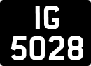 License plate of the United Kingdom, 1903 year system