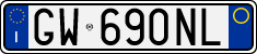 License plate of Italy, Cars (1994 year series)