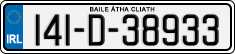 License plate of Ireland, Regular plates