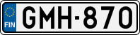 License plate of Finland, Cars