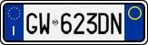 License plate of Italy, Cars (1994 year series)