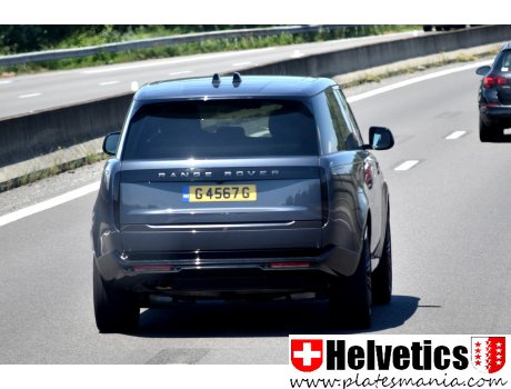 G 4567 G, Land Rover Range Rover