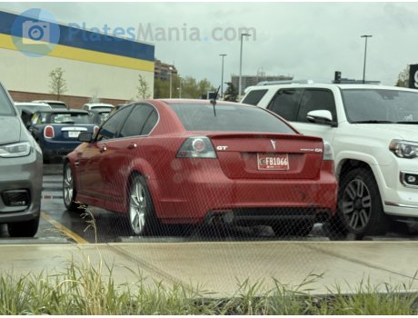 FB1066, Pontiac G8