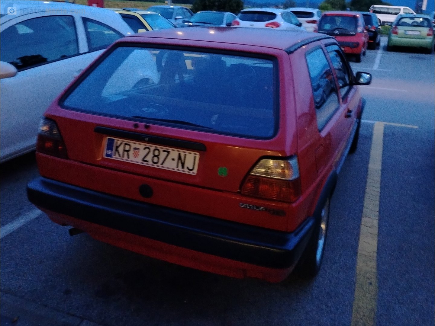 KR 287-NJ, Volkswagen Golf 2nd gen 3-door Hatch (19/1G), 1983–1992