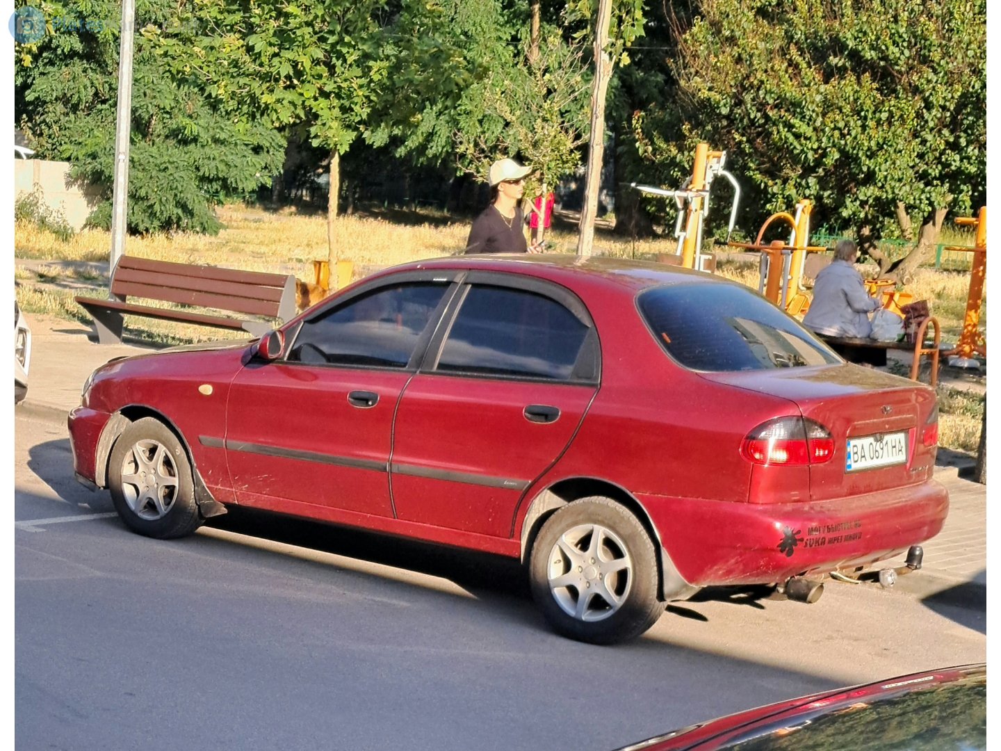 BA 0691 HA, Daewoo Lanos 1st gen Sedan (T100/T150), 1997–2009