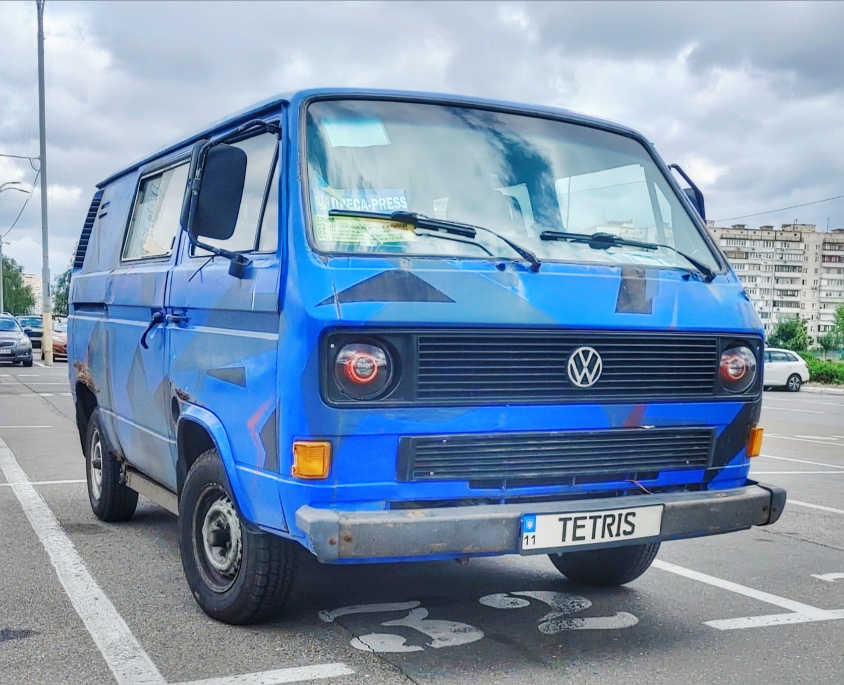 11 TETRIS, Volkswagen Transporter 3rd gen Van (T3), 1979–1992