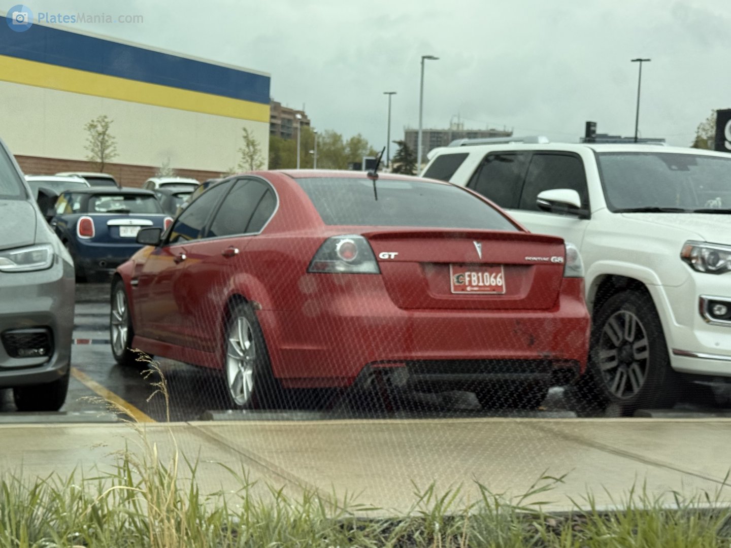 FB1066, Pontiac G8 1st gen (GMX557), 2007–2009