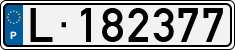 License plate of Portugal, Trailers