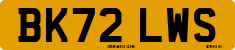 License plate of the United Kingdom, 2001 year system