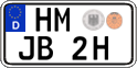 German license plate, Plates for oldtimers (type 
