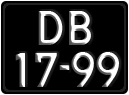 License plate of Portugal, Regular plates