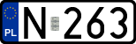 License plates of Poland, Regular car plates