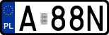 License plates of Poland, Regular car plates