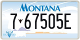 Montana, 1-12345A / 10-1234A