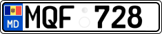 License plate of Moldova, Cars (2015)