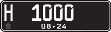 License plate of Indonesia, Regular plates