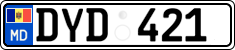 License plate of Moldova, Cars (2015)