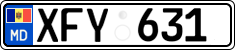License plate of Moldova, Cars (2015)