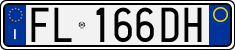 License plate of Italy, Cars (1994 year series)