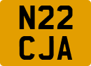 License plate of the United Kingdom, 1983 year system