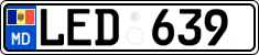License plate of Moldova, Cars (2015)