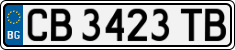 License plate of Bulgaria, Cars