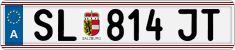 License plate of Austria, Regular plates