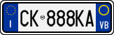 License plate of Italy, Cars (1994 year series)