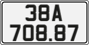 License plate of Vietnam, Cars
