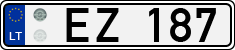 License plate of Lithuania, Trailers