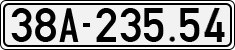 License plate of Vietnam, Cars