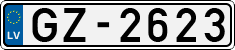 License plate of Latvia, Regular car plates