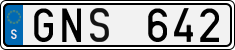 License plate of Sweden, Regular plates