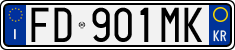 License plate of Italy, Cars (1994 year series)