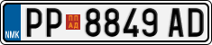 License plate of North Macedonia, Regular plates (2012)
