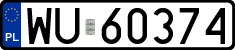 License plates of Poland, Regular car plates