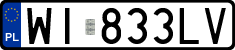 License plates of Poland, Regular car plates
