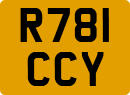 License plate of the United Kingdom, 1983 year system