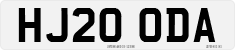 License plate of the United Kingdom, 2001 year system