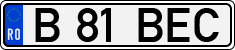 License plate of Romania, Regular plates