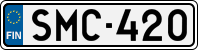 License plate of Finland, Cars