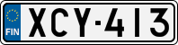 License plate of Finland, Cars